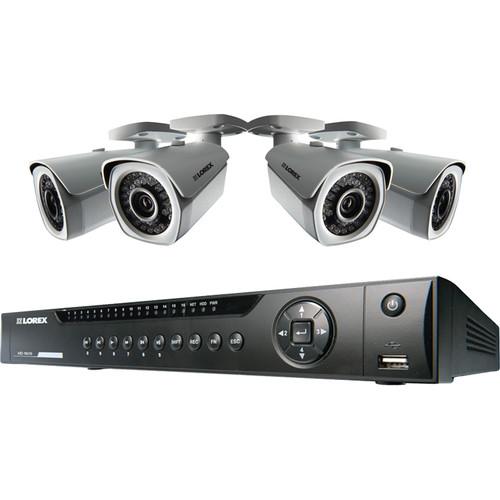 Lorex by FLIR 8-Ch NVR with 4 Bullet Cameras LNR4082TC4B