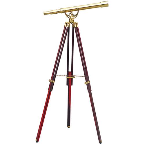 Olivon 50mm 18x Brass Refractor Telescope with Tripod, Olivon, 50mm, 18x, Brass, Refractor, Telescope, with, Tripod