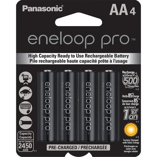 Panasonic eneloop pro AA Rechargeable Ni-MH BK-3HCCE/4BE