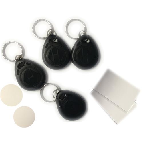 QuickSafes 4 RFID Key Kit (2 Cards, 1 Fob, 1 Token) 4RFID