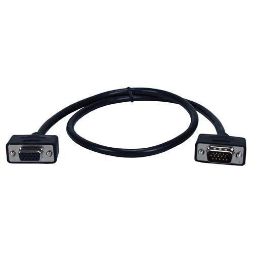 QVS QXGA HD15 Male to HD15 Female Extension Cable CC320M1-02, QVS, QXGA, HD15, Male, to, HD15, Female, Extension, Cable, CC320M1-02,