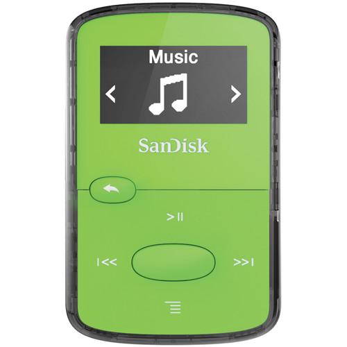 SanDisk 8GB Clip Jam MP3 Player (Green) SDMX26-008G-G46G