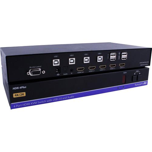 Smart-AVI HDN-4PLUS-S 4-Port HDMI KVM Switch HDN-4PLUS-S, Smart-AVI, HDN-4PLUS-S, 4-Port, HDMI, KVM, Switch, HDN-4PLUS-S,