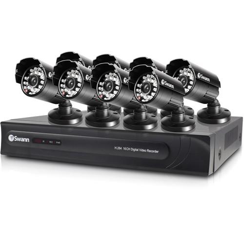 Swann DVR16-3250 16-Ch DVR with 8 PRO-615 SWDVK-163258-US, Swann, DVR16-3250, 16-Ch, DVR, with, 8, PRO-615, SWDVK-163258-US,