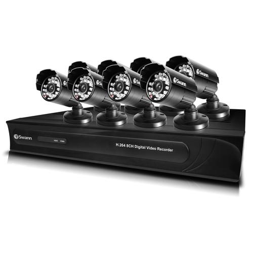 Swann DVR8-3250 8-Ch DVR with 8 PRO-615 Cameras SWDVK-832508-US, Swann, DVR8-3250, 8-Ch, DVR, with, 8, PRO-615, Cameras, SWDVK-832508-US