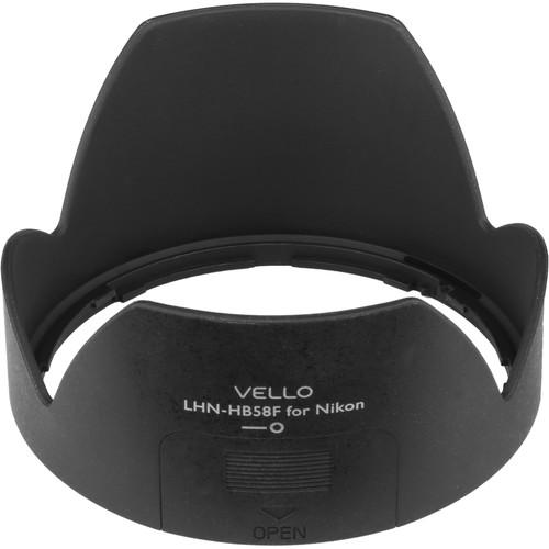 Vello HB-58F Dedicated Lens Hood with Filter Access LHN-HB58F, Vello, HB-58F, Dedicated, Lens, Hood, with, Filter, Access, LHN-HB58F