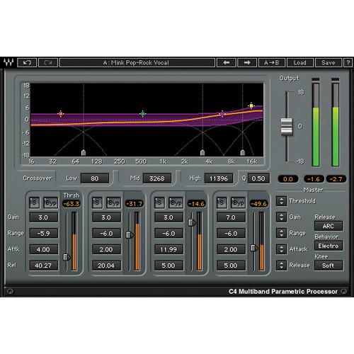 Waves C4 Multiband Compressor - Dynamics Processor V4-C4D40