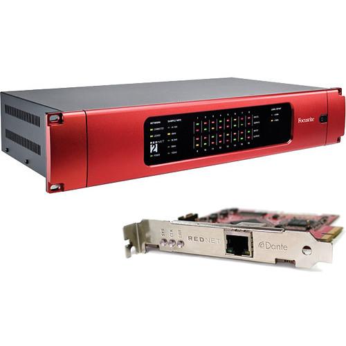 Focusrite RedNet 2   RedNet PCIe Card Bundle - Dante Audio NB2