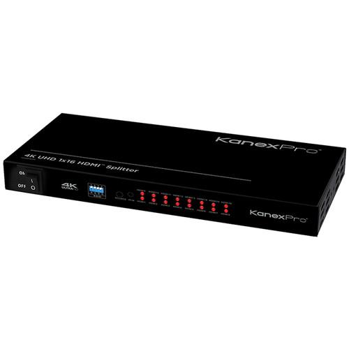 KanexPro 1 x 16 4K HDMI Distribution Amplifier HDSP164K