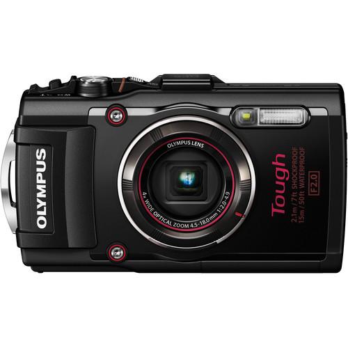 Olympus Stylus TOUGH TG-4 Digital Camera Basic Kit (Black)