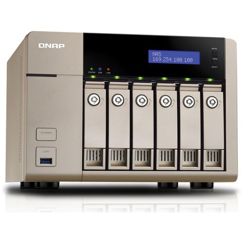QNAP TVS-663-8G 36TB (6 x 6TB) 6-Bay Golden Cloud Turbo vNAS Kit