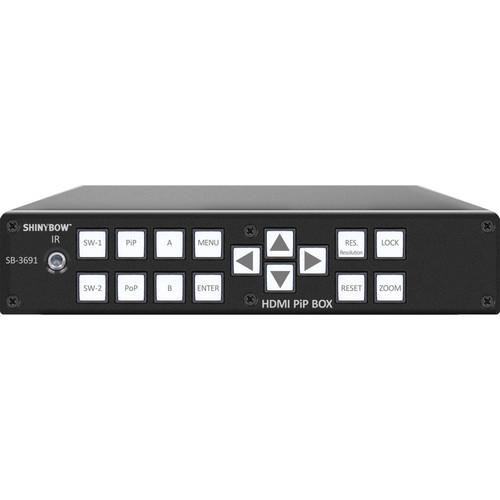 Shinybow 2x1 HDMI PiP / PoP Selector Switch Scaler SB-3691, Shinybow, 2x1, HDMI, PiP, /, PoP, Selector, Switch, Scaler, SB-3691,
