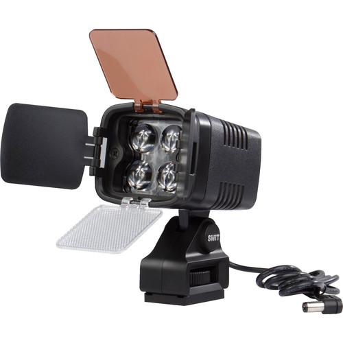 SWIT S-2010 On-Camera LED Light with Pole Power Connector S-2010, SWIT, S-2010, On-Camera, LED, Light, with, Pole, Power, Connector, S-2010