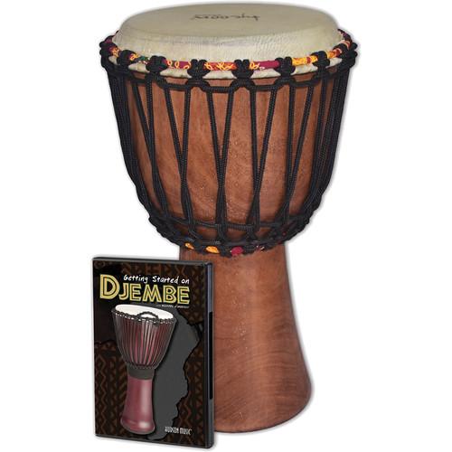 Tycoon Percussion Djembe Instrument Starter Kit TAJ-8 WDVD, Tycoon, Percussion, Djembe, Instrument, Starter, Kit, TAJ-8, WDVD,