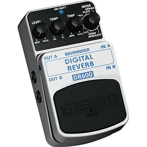 Behringer DR600 Digital Reverb Stompbox Pedal DR600