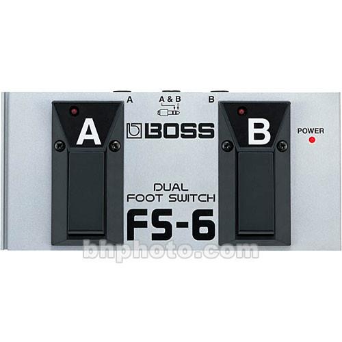 BOSS FS-6 - Dual Latch and Momentary Footswitch Pedal FS-6