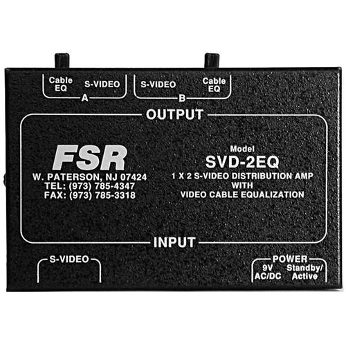 FSR  SVD-2EQ 1x2 Y/C S-Video DA w/EQ SVD-2EQ, FSR, SVD-2EQ, 1x2, Y/C, S-Video, DA, w/EQ, SVD-2EQ, Video