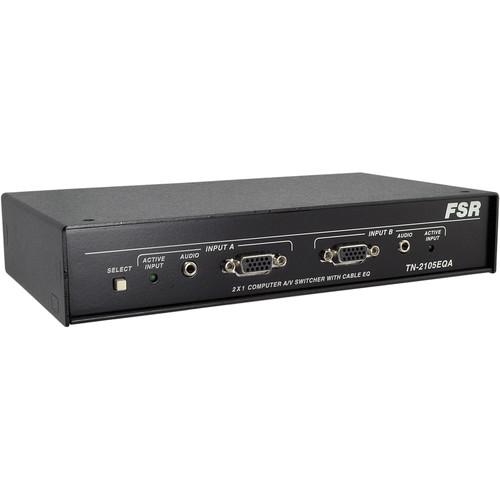 FSR TN-2105EQA 2x1 Computer Audio/Video Switcher TN-2105EQA