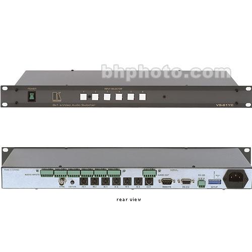 Kramer VS-61YC 6x1 Y/C & Balanced Audio Switcher VS-61YC, Kramer, VS-61YC, 6x1, Y/C, Balanced, Audio, Switcher, VS-61YC,