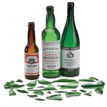 Rosco Breakaway Whiskey Bottle, Green 852800320000