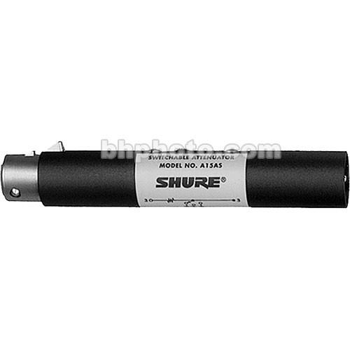 Shure  A15AS - In-Line Attenuator A15AS, Shure, A15AS, In-Line, Attenuator, A15AS, Video