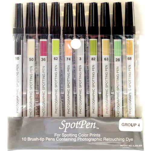 SpotPen Spotpen Group No.4 Retouching Pen Set for Color SP4C