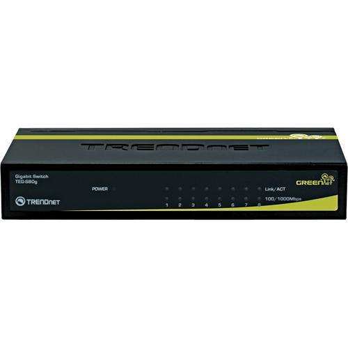 TRENDnet  8-Port Gigabit GREENnet Switch TEG-S80G, TRENDnet, 8-Port, Gigabit, GREENnet, Switch, TEG-S80G, Video