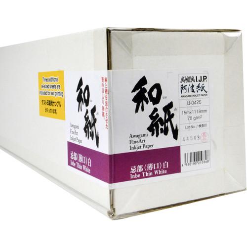 Awagami Factory Inbe Thin Fine-Art Inkjet Paper 70 gsm 220611500, Awagami, Factory, Inbe, Thin, Fine-Art, Inkjet, Paper, 70, gsm, 220611500