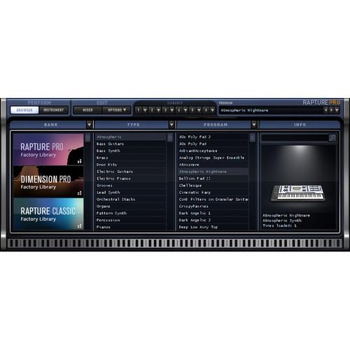 Cakewalk Rapture Pro Upgrade - Virtual 10-ODRP2.00-1ACE