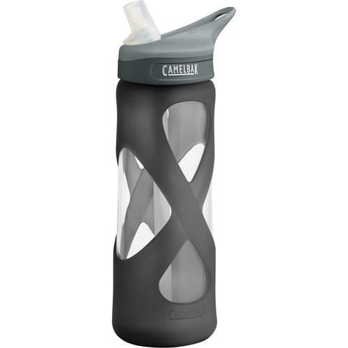 CAMELBAK 0.7 L eddy Glass Water Bottle (Charcoal) 53439, CAMELBAK, 0.7, L, eddy, Glass, Water, Bottle, Charcoal, 53439,