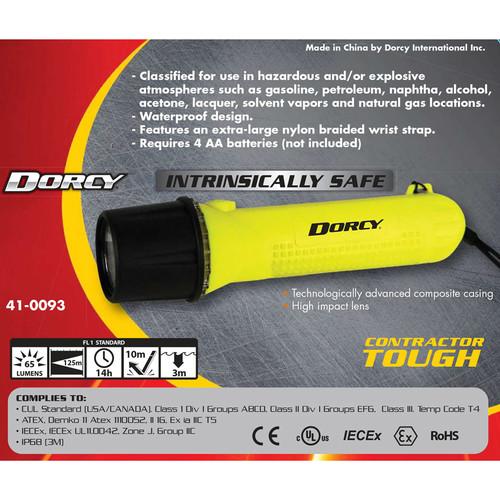 Dorcy 41-0093 Intrinsically Safe LED Flashlight 41-0093