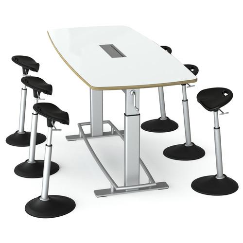 Focal Upright Furniture Confluence 6 Table and CBN-2000-DE-BK