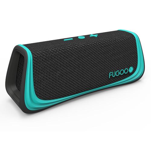 FUGOO Sport Portable Bluetooth Speaker (Black and Teal) F6SPKG01, FUGOO, Sport, Portable, Bluetooth, Speaker, Black, Teal, F6SPKG01