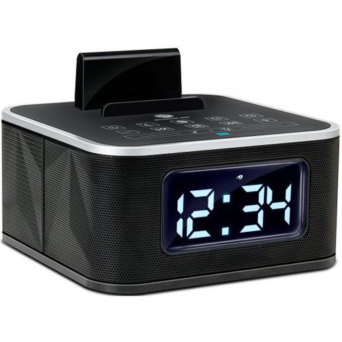 GOgroove BlueSYNC RST Alarm Clock Bluetooth GGBSRST100BKUS