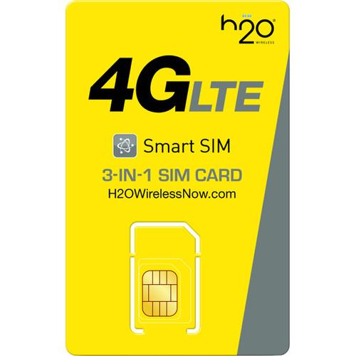 H2O WIRELESS  3-in-1 SIM Card TRIPLE-SIM-KIT, H2O, WIRELESS, 3-in-1, SIM, Card, TRIPLE-SIM-KIT, Video