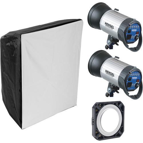 Hensel Integra 500 2-Light Kit with Chimera Softbox 7048815ENC