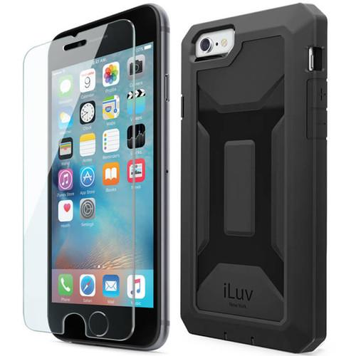 iLuv DropArmor X Ruggedized Case for iPhone 6/6s AI6SDROAXBK, iLuv, DropArmor, X, Ruggedized, Case, iPhone, 6/6s, AI6SDROAXBK,