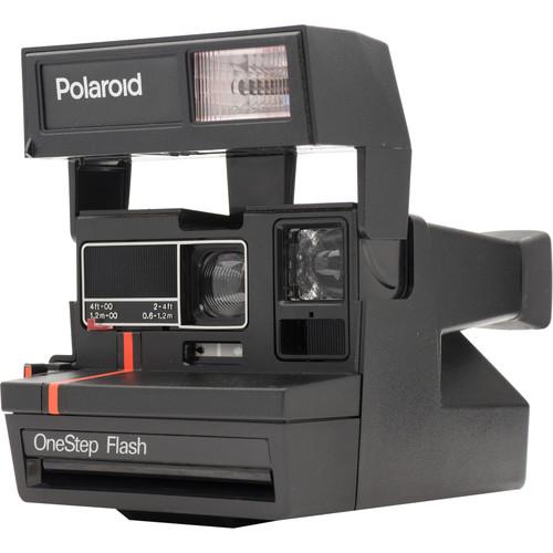 Impossible Polaroid 600 Red Stripe Instant Camera 1495, Impossible, Polaroid, 600, Red, Stripe, Instant, Camera, 1495,