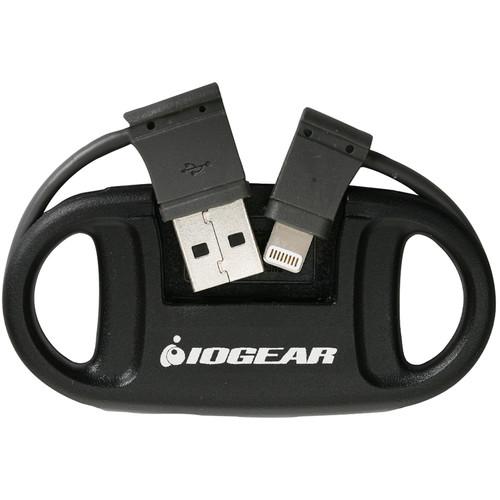 IOGEAR Charge and Sync Keychain Cable for Lightning Devices, IOGEAR, Charge, Sync, Keychain, Cable, Lightning, Devices