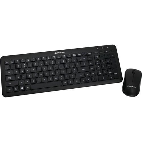 IOGEAR Quietus RF Desktop Wireless Keyboard and Mouse GKM553R