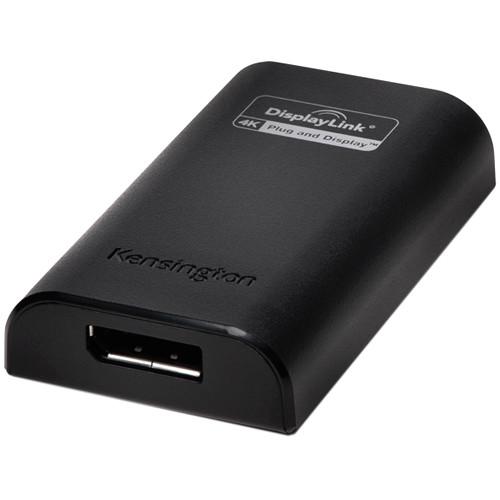 Kensington VU4000D USB 3.0-to-DisplayPort Video Adapter K33989WW, Kensington, VU4000D, USB, 3.0-to-DisplayPort, Video, Adapter, K33989WW