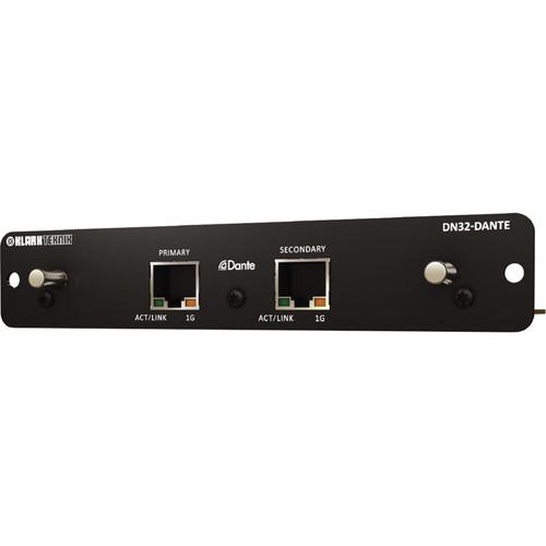 Klark Teknik DN32-DANTE 32-Channel Dante Expansion DN32-DANTE