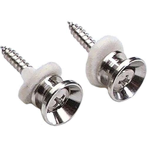 Mighty Mite Guitar Strap Buttons (Chrome, 2-Pack) MM5610C