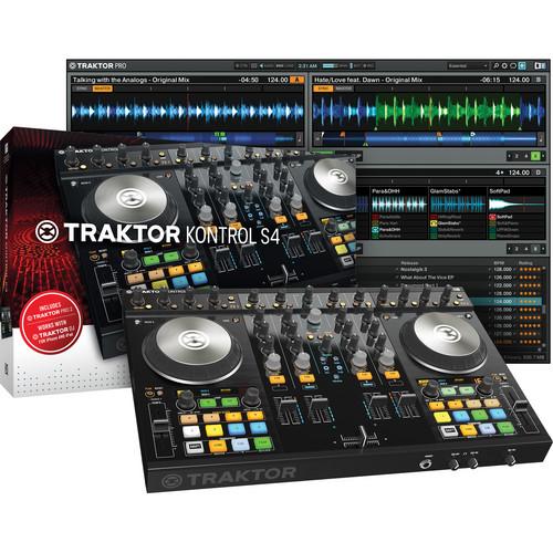 Native Instruments TRAKTOR KONTROL S4-MK2 Kit with DJ Headphones