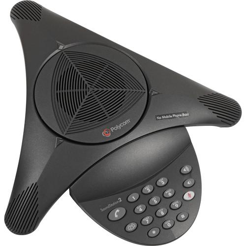 Polycom SoundStation2 Analog Conference Phone 2200-15100-001