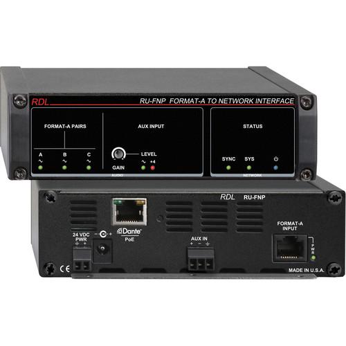 RDL RU-FNP Format-A Network Interface (PoE) RU-FNP