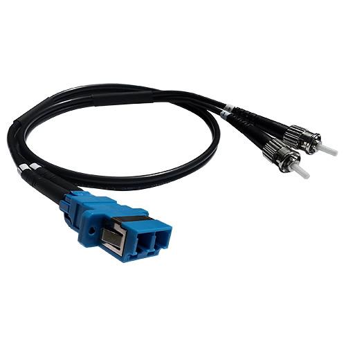 Tactical Fiber Systems ST Duo Male to LC Duo 2STM2LCF-APTR