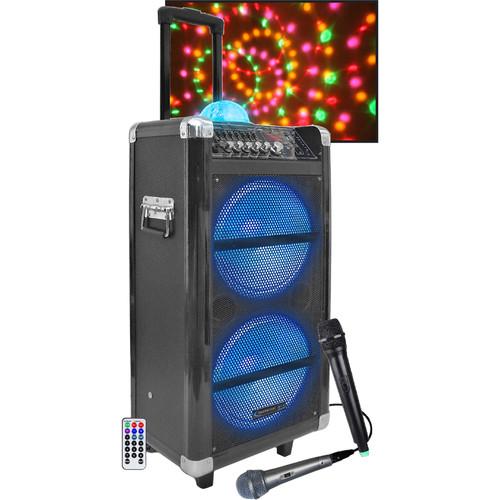 Technical Pro Dual-10'' Portable PA System w/ WASP2100LBT, Technical, Pro, Dual-10'', Portable, PA, System, w/, WASP2100LBT,
