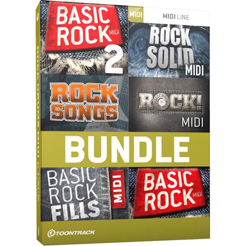 Toontrack Rock Drums MIDI 6 Pack - Drum MIDI Packs TT046SN