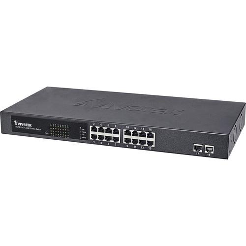 Vivotek Unmanaged Switch with 16 x PoE Fast AW-FGT-180A-250, Vivotek, Unmanaged, Switch, with, 16, x, PoE, Fast, AW-FGT-180A-250,